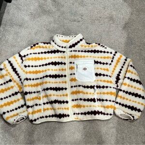 Dickies Cream and Gold Fleece Jacket